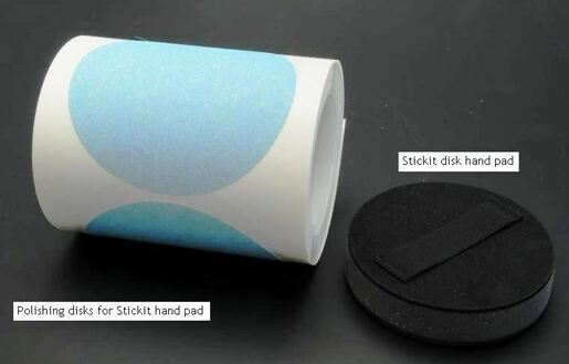 STIKIT DISC HAND PAD Diam.: 125 mm Colour black Sales packaging:  10 pieces