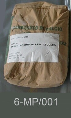 PRECIPITATED CALCIUM CARBONATE LIGHT Bag of 25 Kg